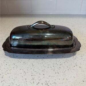 Vintage Elegant Butter Dish